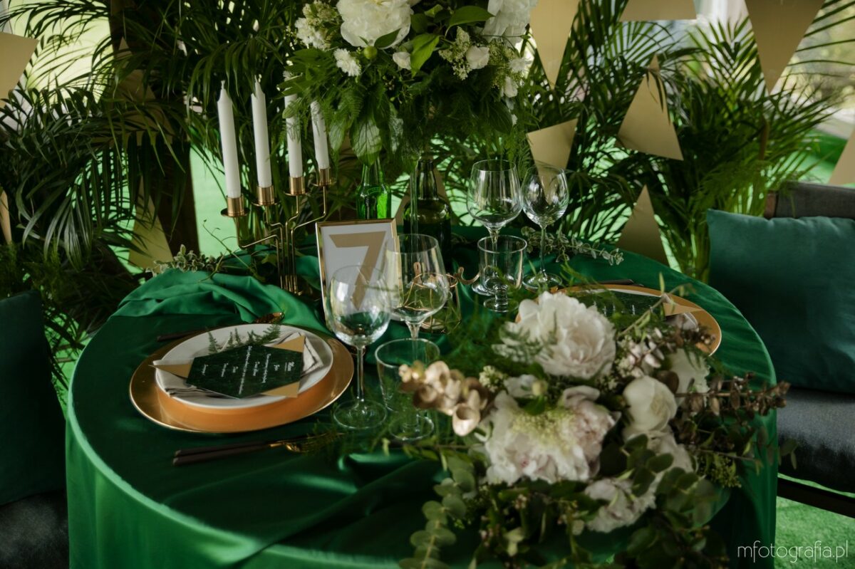 Ślub w kolorze nadziei – zielone dekoracje weselne
